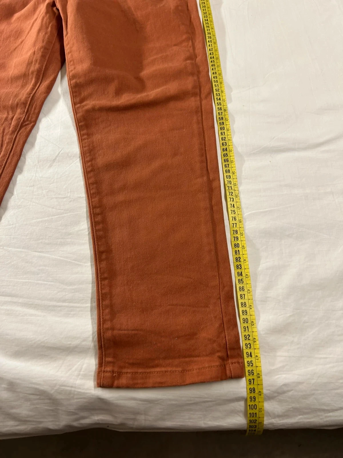 Brown orange high-waisted Voggo jeans – photo 4